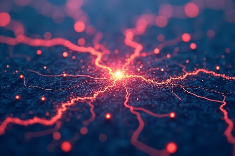 Mapa de ruta optimizada mostrando la eficiencia de entrega de Axial Bloom